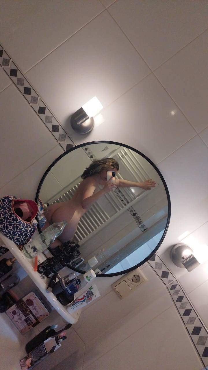 Ass, pussy, tits and face.  Your wife and/or girlfriend is fully exposed ...