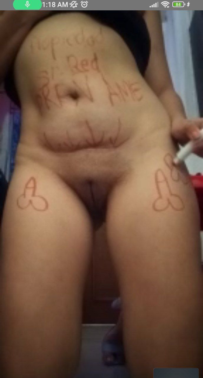 Ass, pussy, tits and face.  Your wife and/or girlfriend is fully exposed ...