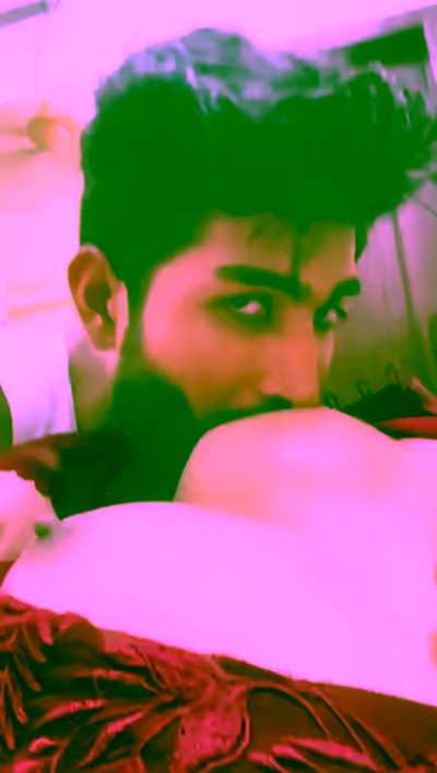 Desi bf licking her boobs
