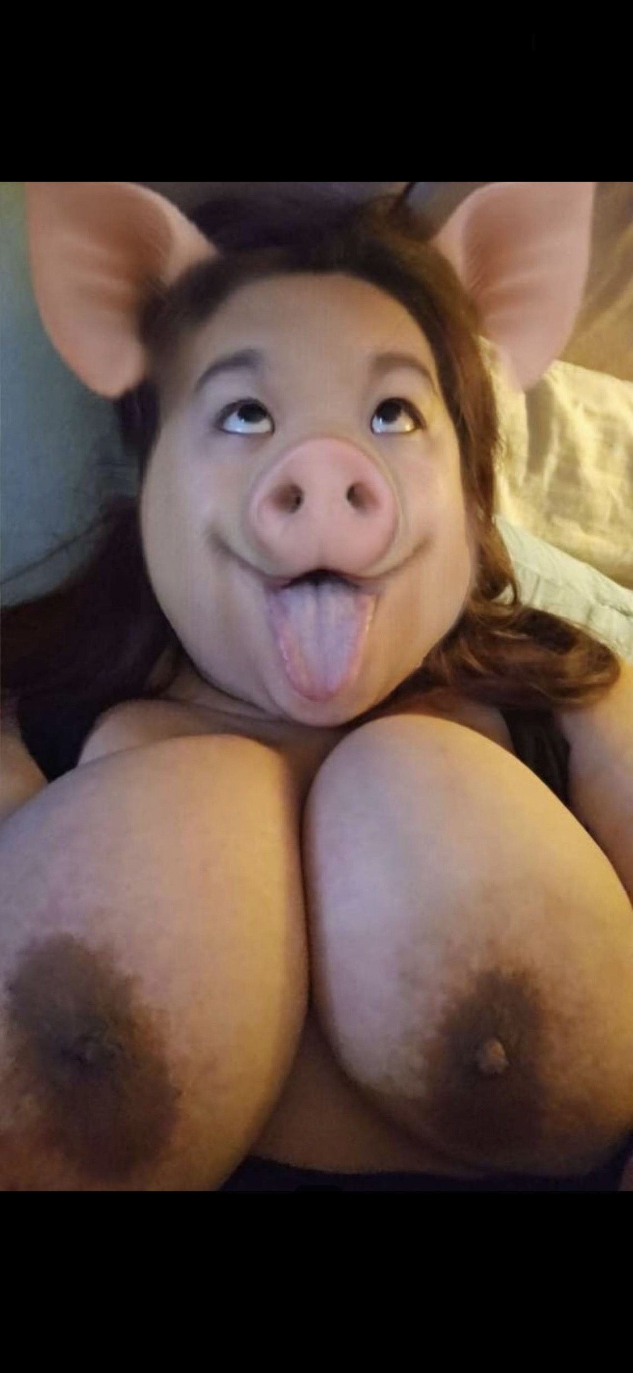 Piggy Slut Lin Xo showing off Ugly Asian Nude Fat Chubby BBW body with Big Ass, big boobs and Saggy Big Tits