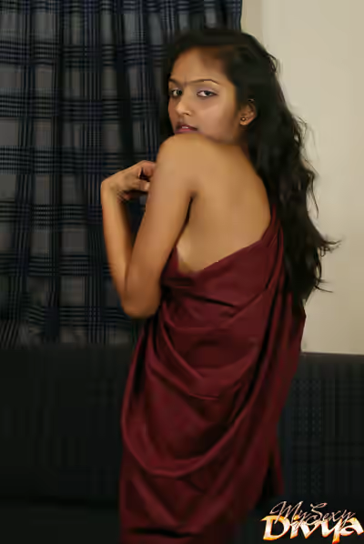 Sexy Desi Girl Divya Licks Big Tits