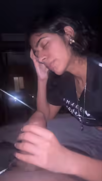 Cutie Indian Girl Gives Blowjob and Hardcore Ass Fuck