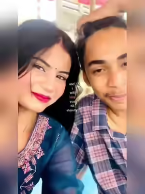 Famous Desi TikTok Couple漏掉