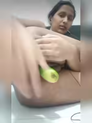 Cucumber Stimulation for BF: An Indian TeenGF Fantasy
