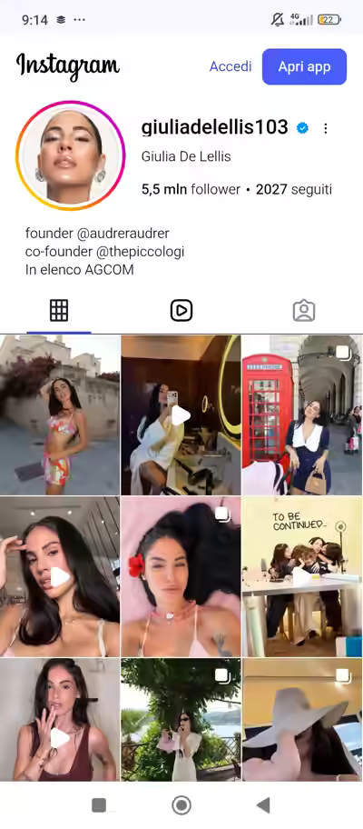 Giulia De Lellis Model Highlight 2026