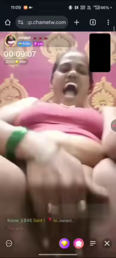 Tamil Aunty Janani Close-Up Pussy Call
