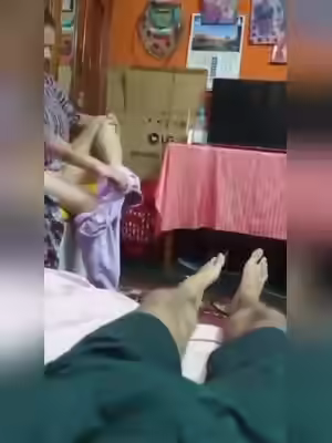 Bigboob Sexy Milf Changes In Front Of Son