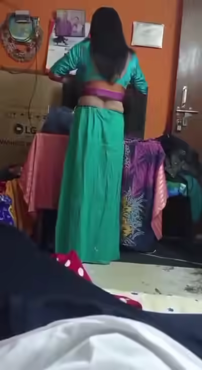 Bigboob Sexy Milf Changes In Front Of Son