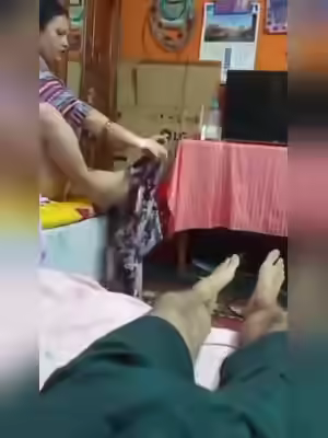 Bigboob Sexy Milf Changes In Front Of Son