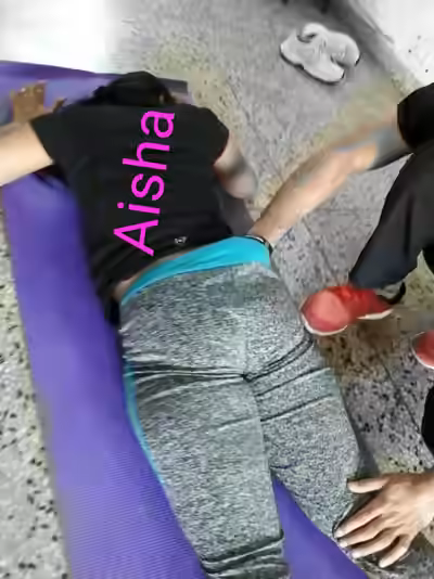 Aisha's Gym Erotric Moments