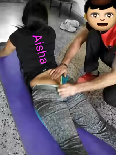 Aisha's Gym Erotric Moments