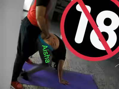 Aisha's Gym Erotric Moments