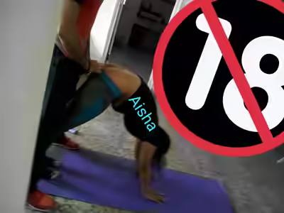 Aisha's Gym Erotric Moments