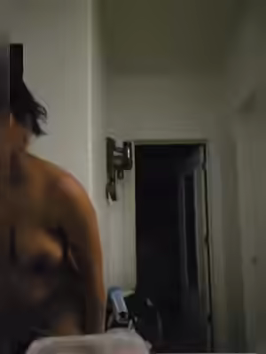 Busty Brunette NRI MILF Strip Candid
