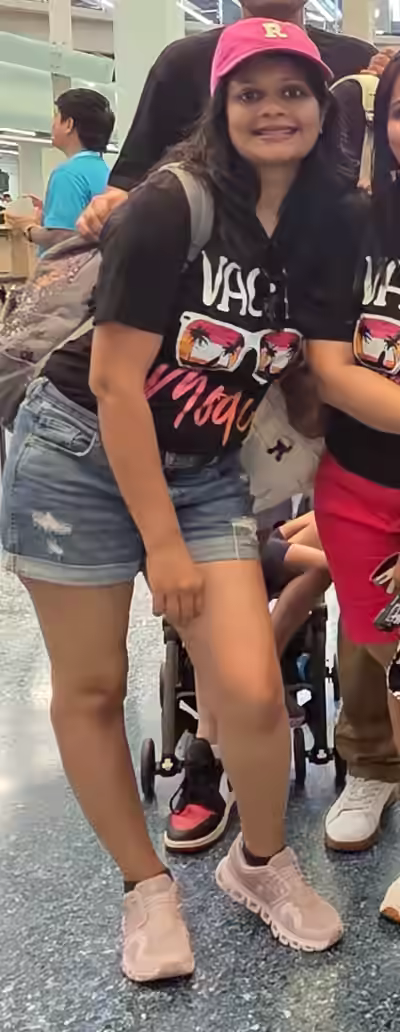 Busty Brunette NRI MILF Strip Candid