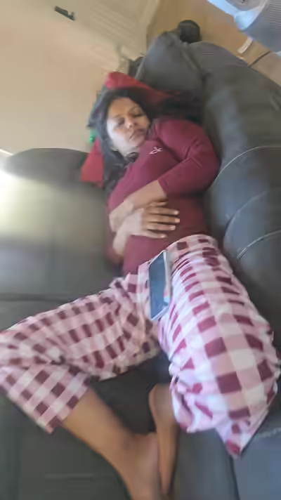 Busty Brunette NRI MILF Strip Candid