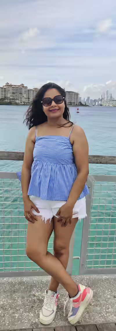 Busty Brunette NRI MILF Strip Candid