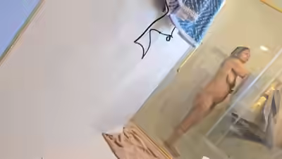 Busty Brunette NRI MILF Strip Candid