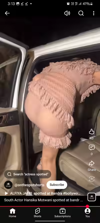 Hansika Motwani Actress in Nude Ass Shot