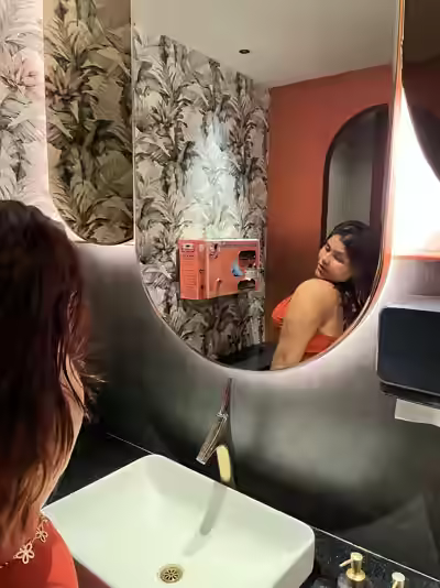 Desi Busty Woman Shows Her Assets