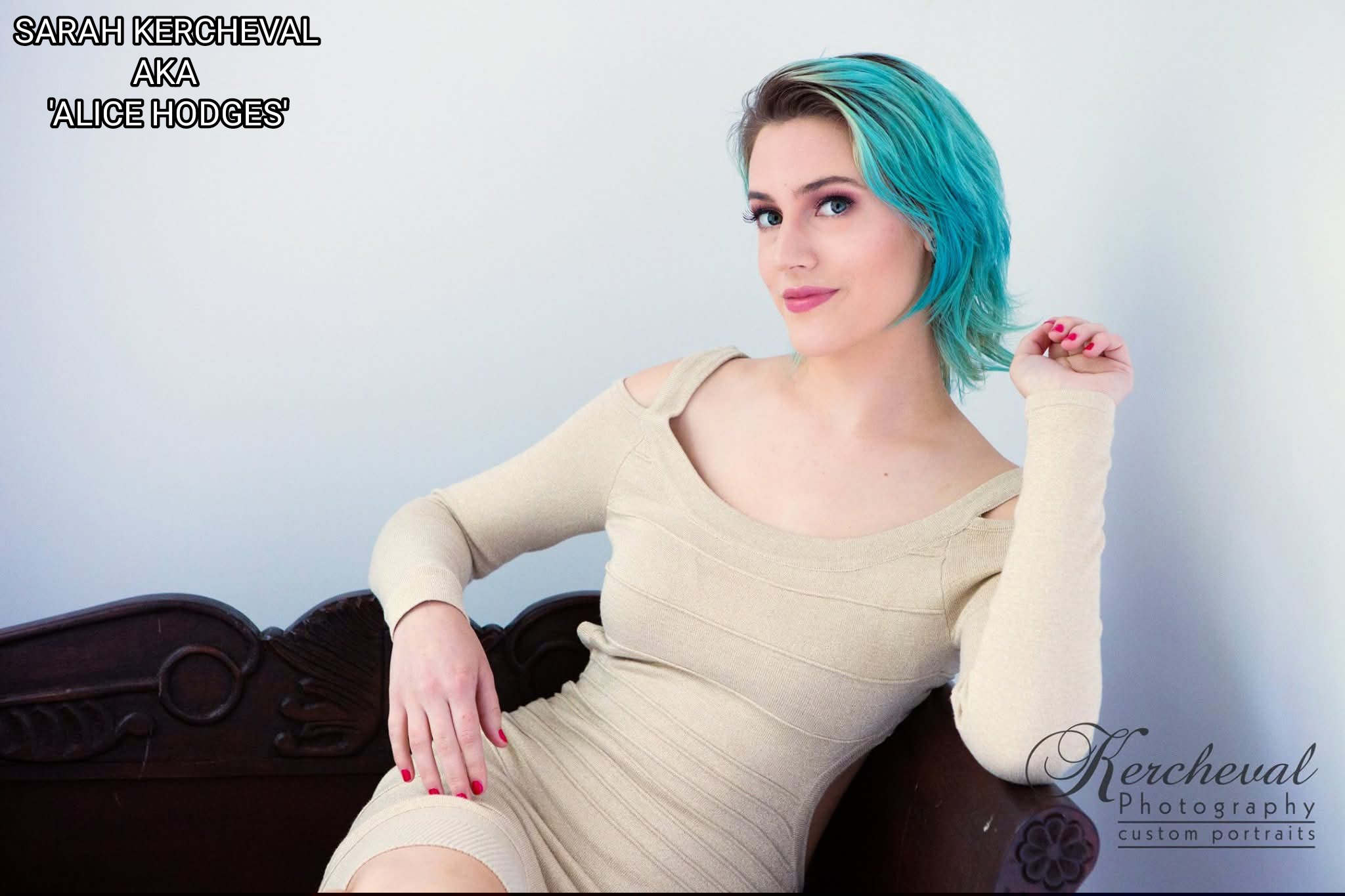 Hairy slut Sarah Kercheval aka 'Alice Hodges'