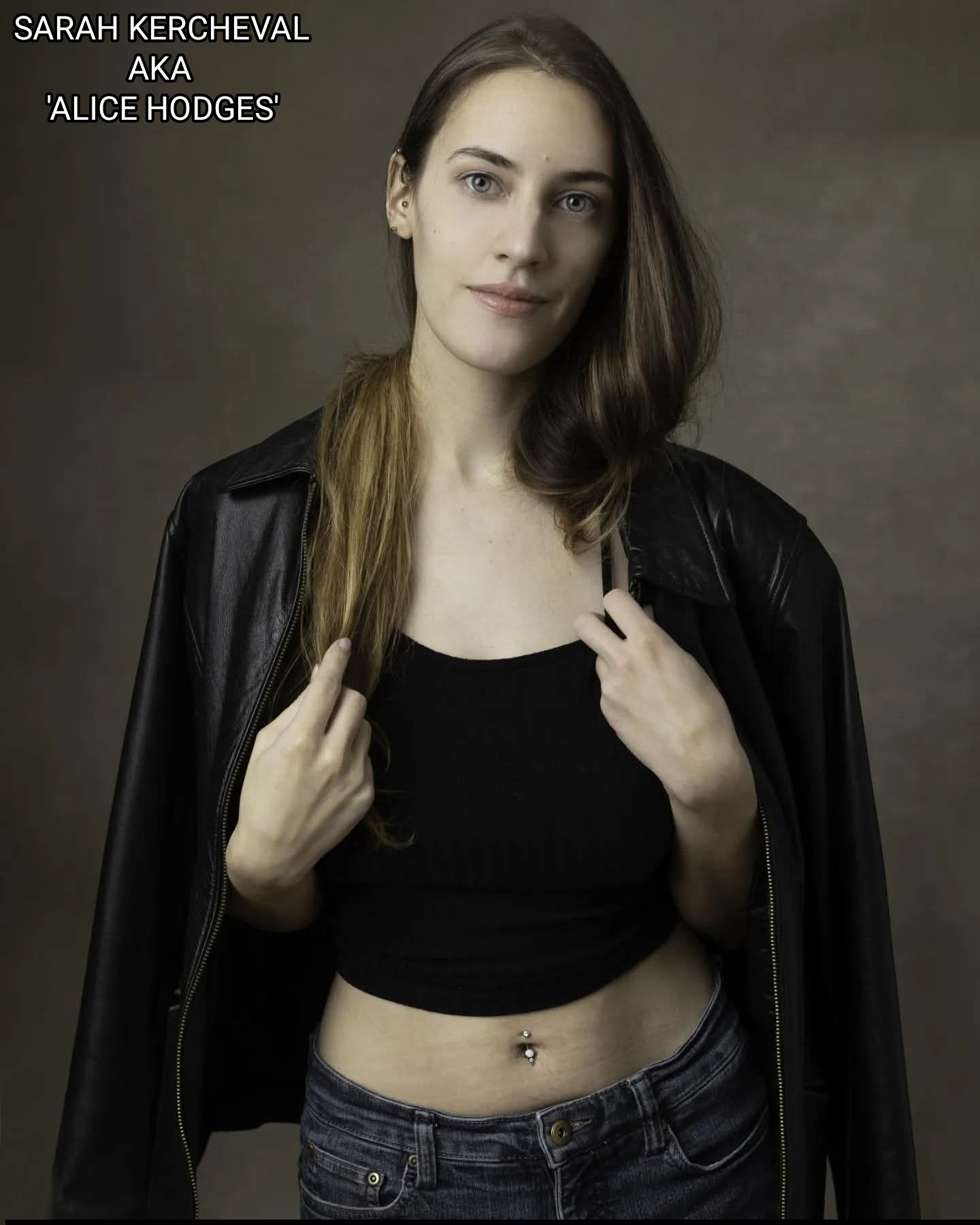 Hairy slut Sarah Kercheval aka 'Alice Hodges'