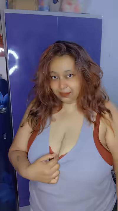 Chubby Aunty with Huge Boobs