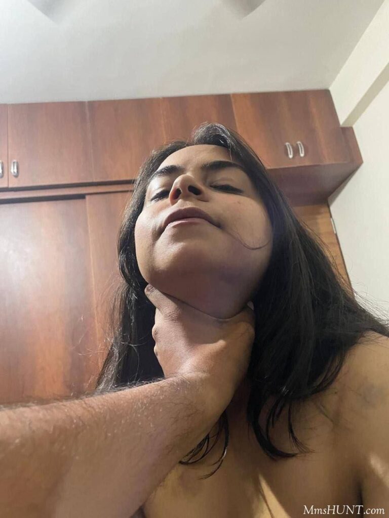 indian Naughty Bitch Fat Chubby wife sharing her nude Big juicy Boobs pictures Eating milk of her own boobies and helping her boyfriend masturbation by leg cum on her Face fingering lipp kiss romance