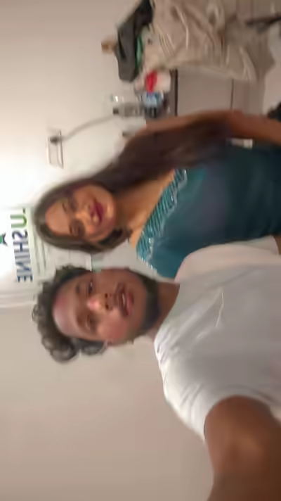 Chubby Wife Licking Huge Boobs