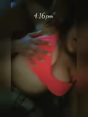 Chubby Wife Licking Huge Boobs