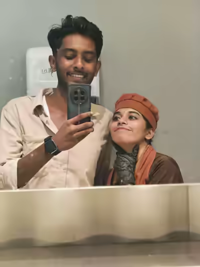 Indian Cute Couple Enjoying Life Together
