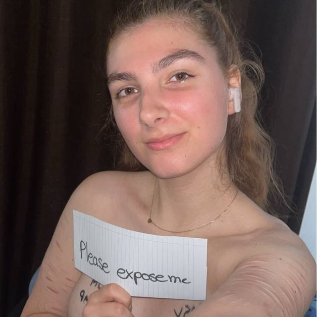 Ass, pussy, tits and face.  Your wife and/or girlfriend is fully exposed ...