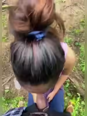 Desi Couple Outdoor Blowjob