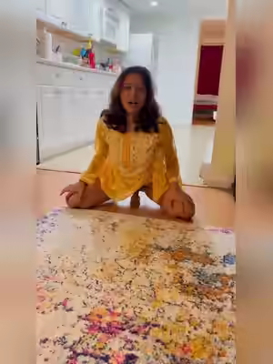Desi Nri Wife Uses Dildo and Toys