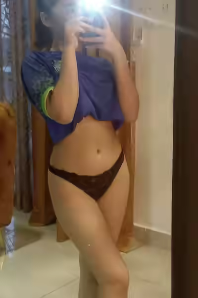 Cute Girl Fingers During Video Call