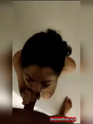 Slim Horny Indian Babe Giving Blowjob