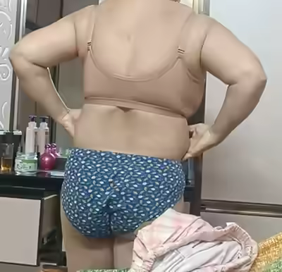 Oiling in Panties and Bra