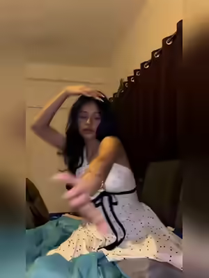 Red Bra Wearing Indian Girl Romance Scene