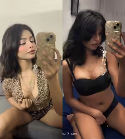Red Bra Wearing Indian Girl Romance Scene