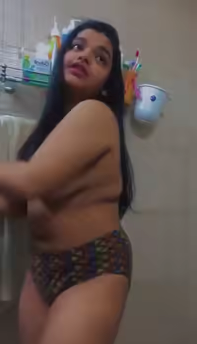 Bangladeshi cute chubby girl flashing her big boobs and dancing