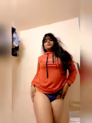 Desi Chubby Girl with Big Boobs