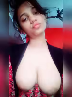 Cute Young Girl with Big Boobs Shows Off Her Assets