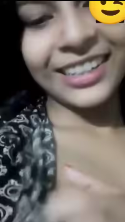 Cute Young Girl Shows Big Boobs on Video Call