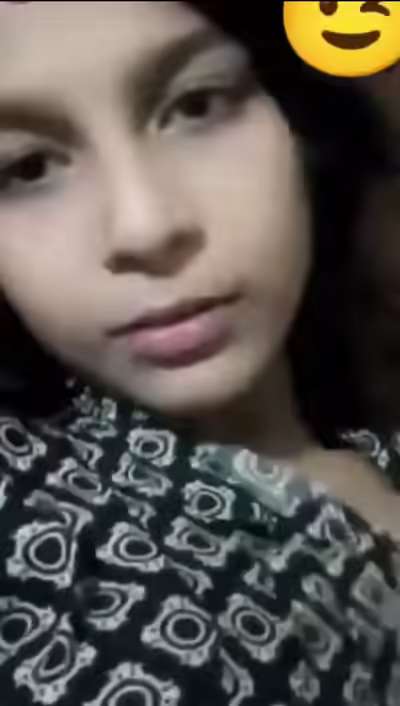 Cute Young Girl Shows Big Boobs on Video Call