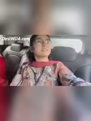 Cubby Girl Shows Boobs in Car Sex