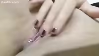 Desi Nurse Licking Pussy with Dildo