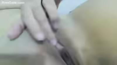 Desi Nurse Licking Pussy with Dildo