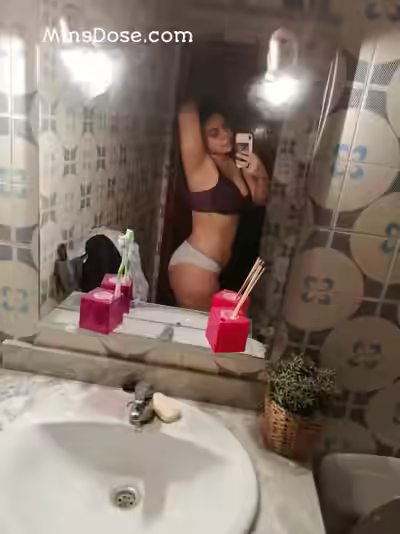 Desi Nurse Licking Pussy with Dildo
