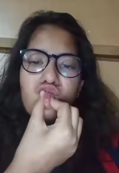 Desi Chubby Chasmish Boob Pressing