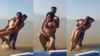 Sexy Desi Girl In Outdoor River Scene